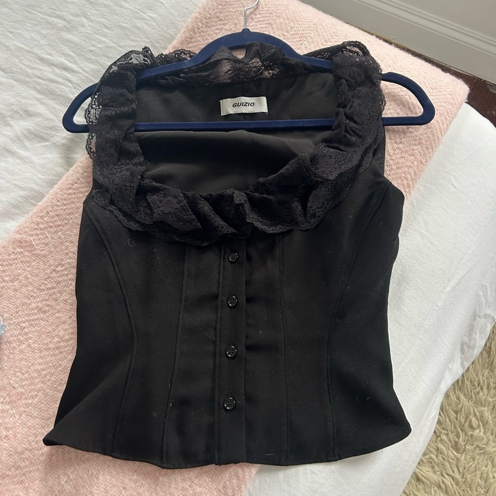Guizio Paloma Lace Top